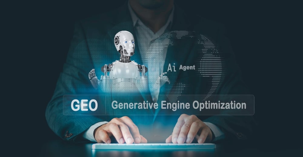 Geo,Generative,Engine,Optimization,Concept.,Businessmen,Use,Agentic,Ai,,Icons