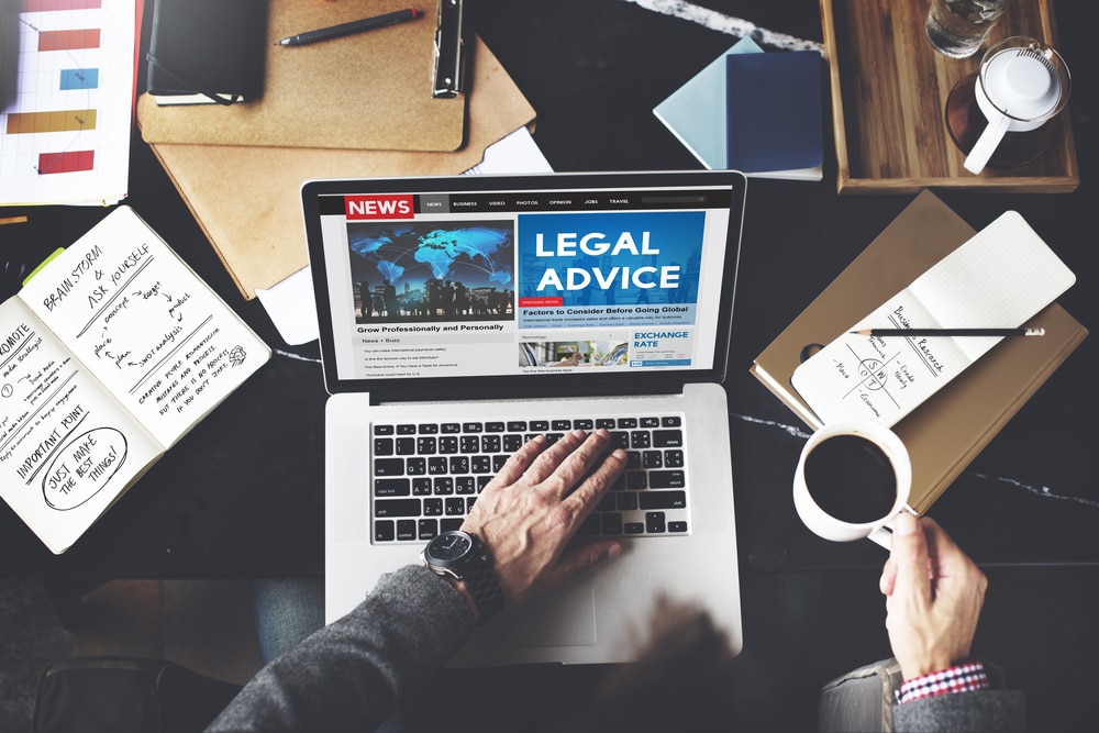 Legal,Advice,Headline,News,Feed,Concept