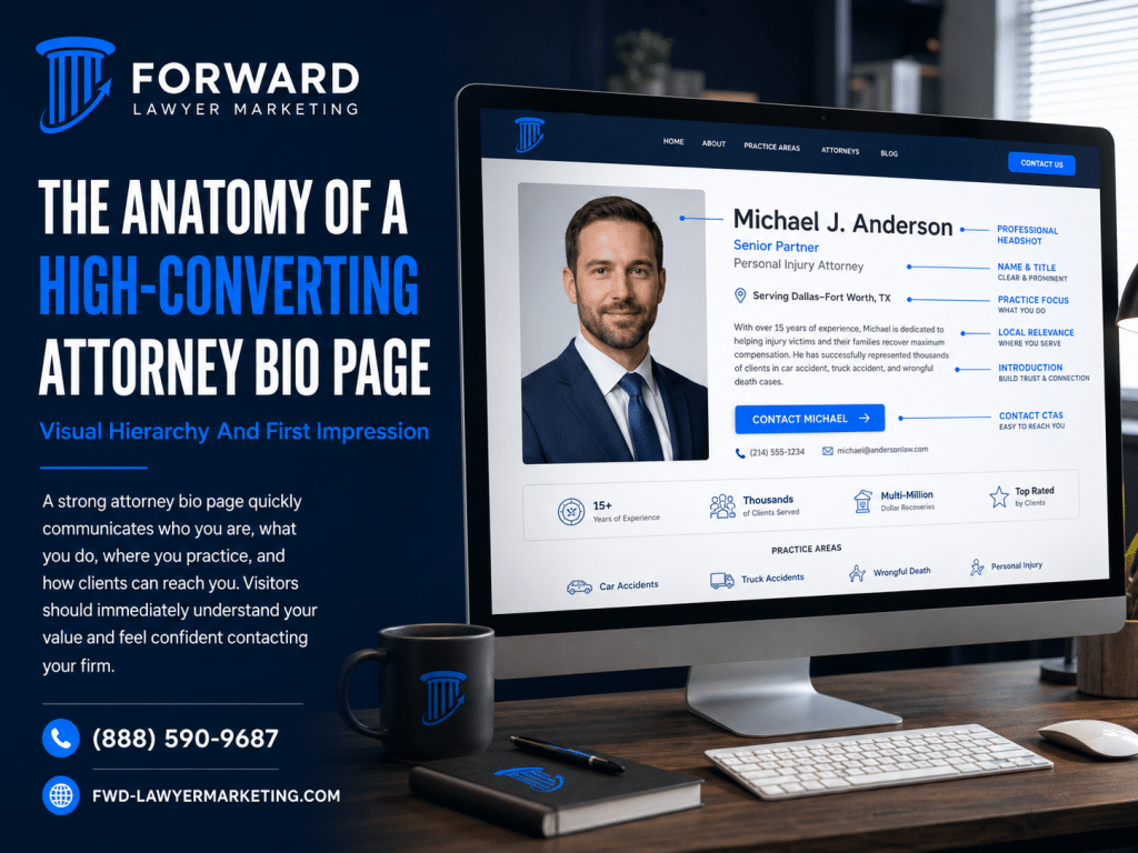 How To Build High-Converting Attorney Bio Pages