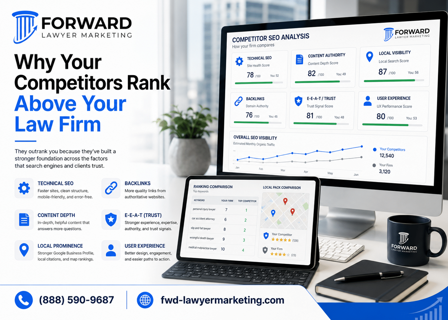 Why Your Competitors Rank Above Your Law Firm