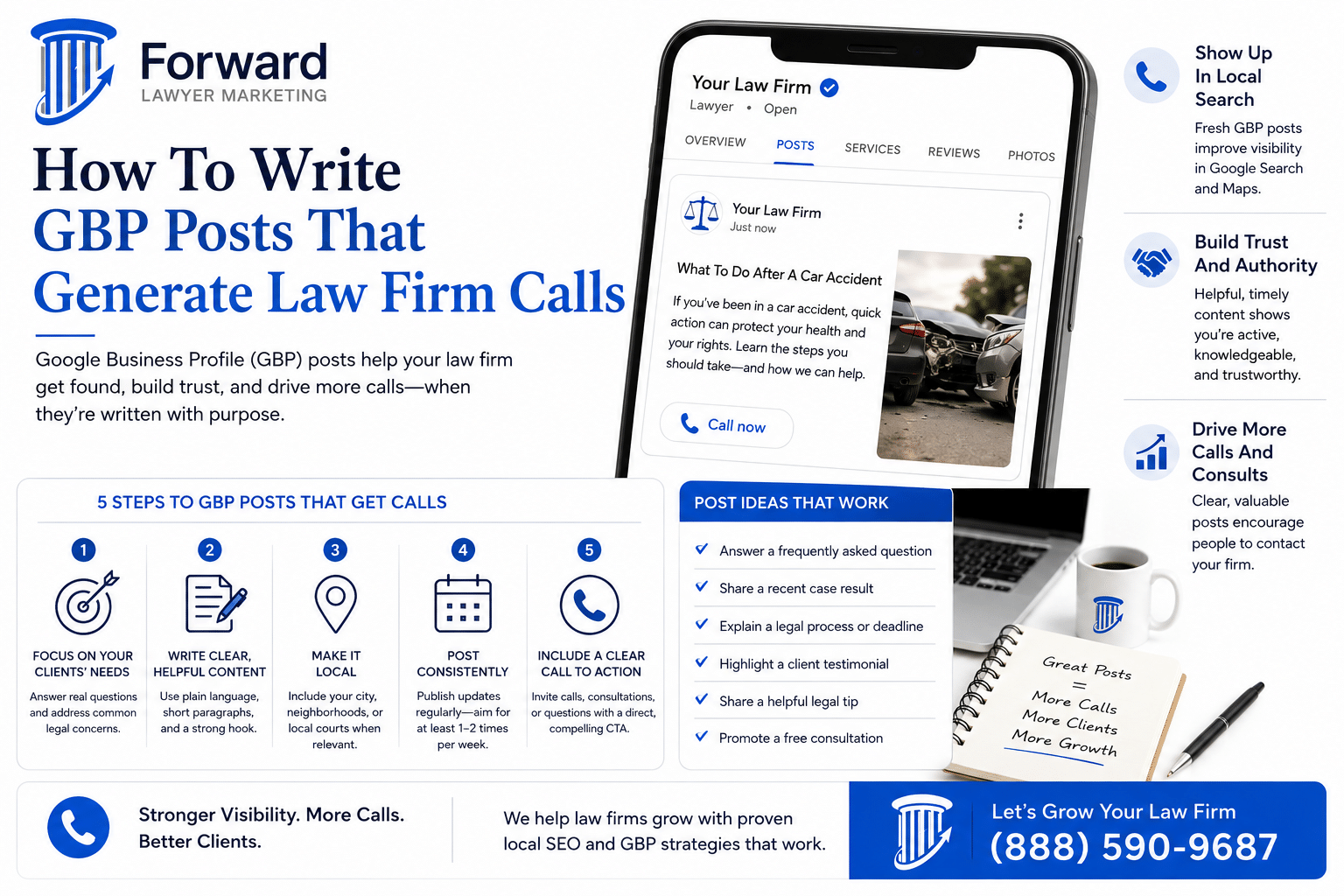 How To Write GBP Posts That Generate Law Firm Calls
