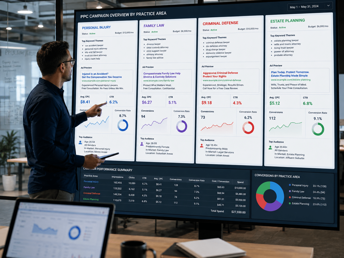 Why Law Firm PPC Requires Practice-Area-Specific Campaigns Why Law Firm PPC Requires Practice-Area-Specific Campaigns
