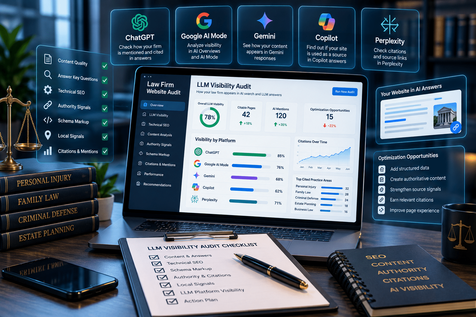 How To Audit A Law Firm Website For LLM Visibility