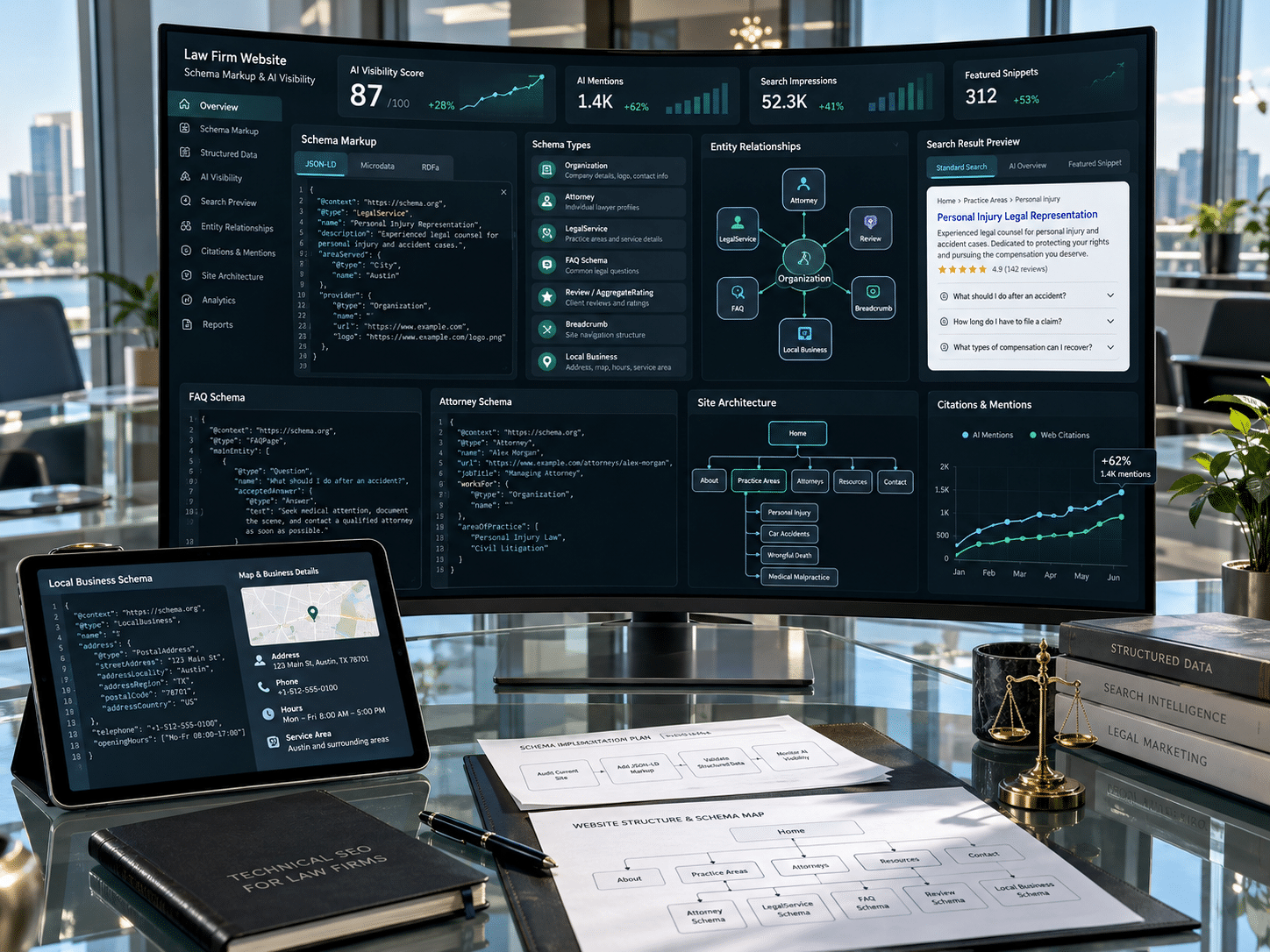 How To Use Schema Markup To Support AI Visibility For Law Firms